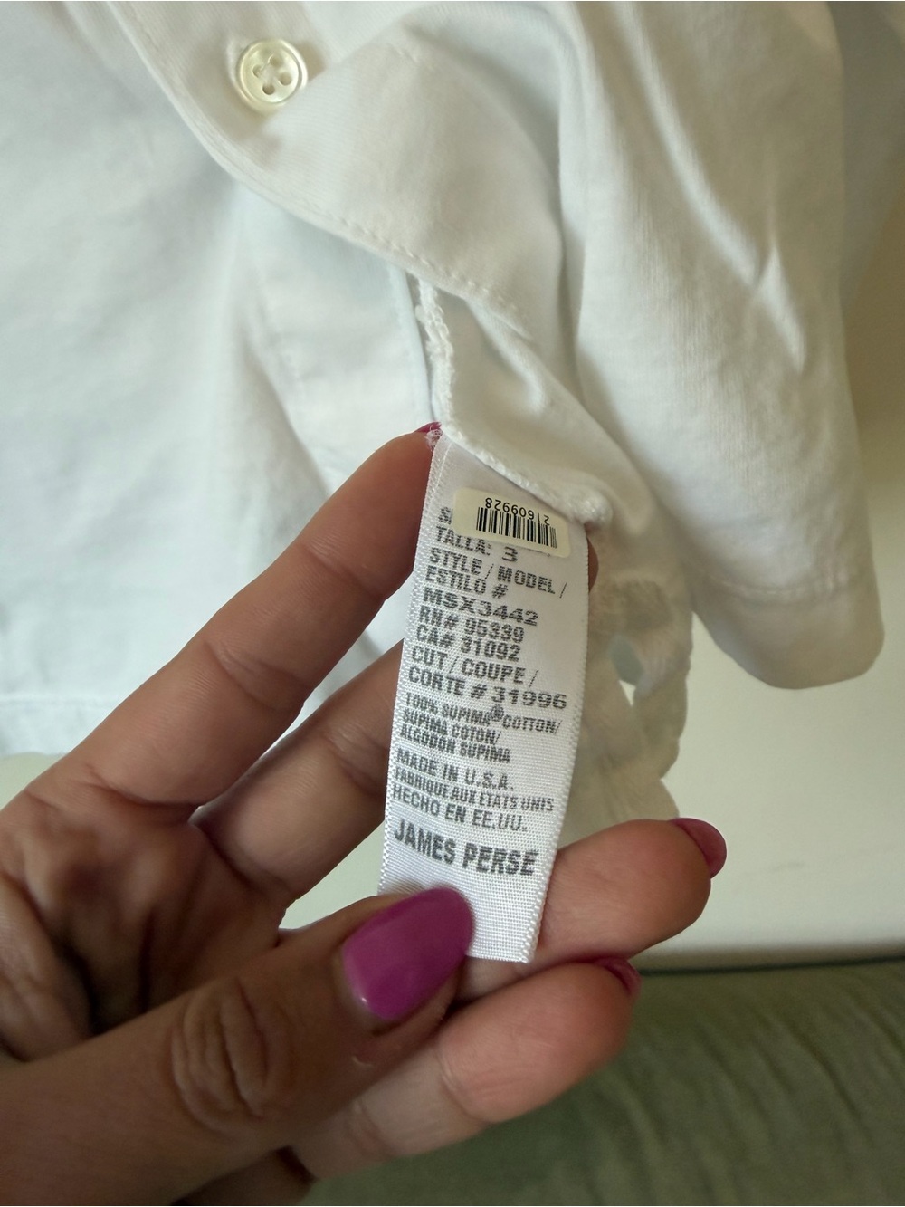 James Perse Clean Finish Jersey Shirt - Picture 10 of 12